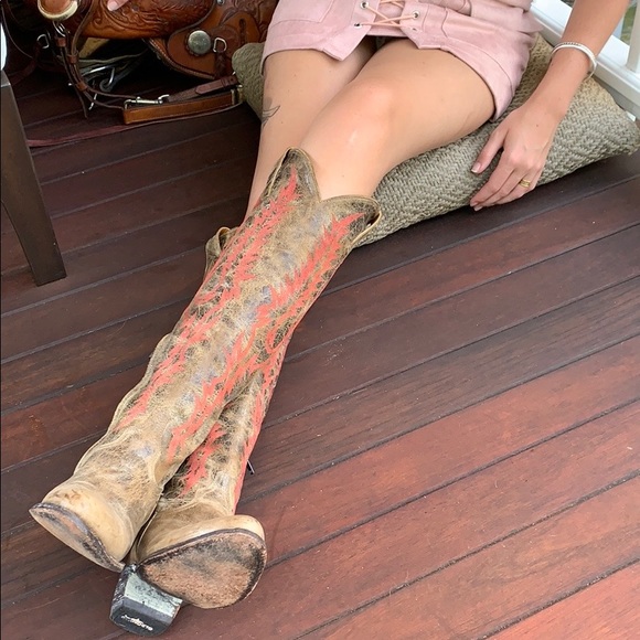 OLD GRINGO MAYRA RARE Color Tall Knee High Boots - Picture 15 of 16